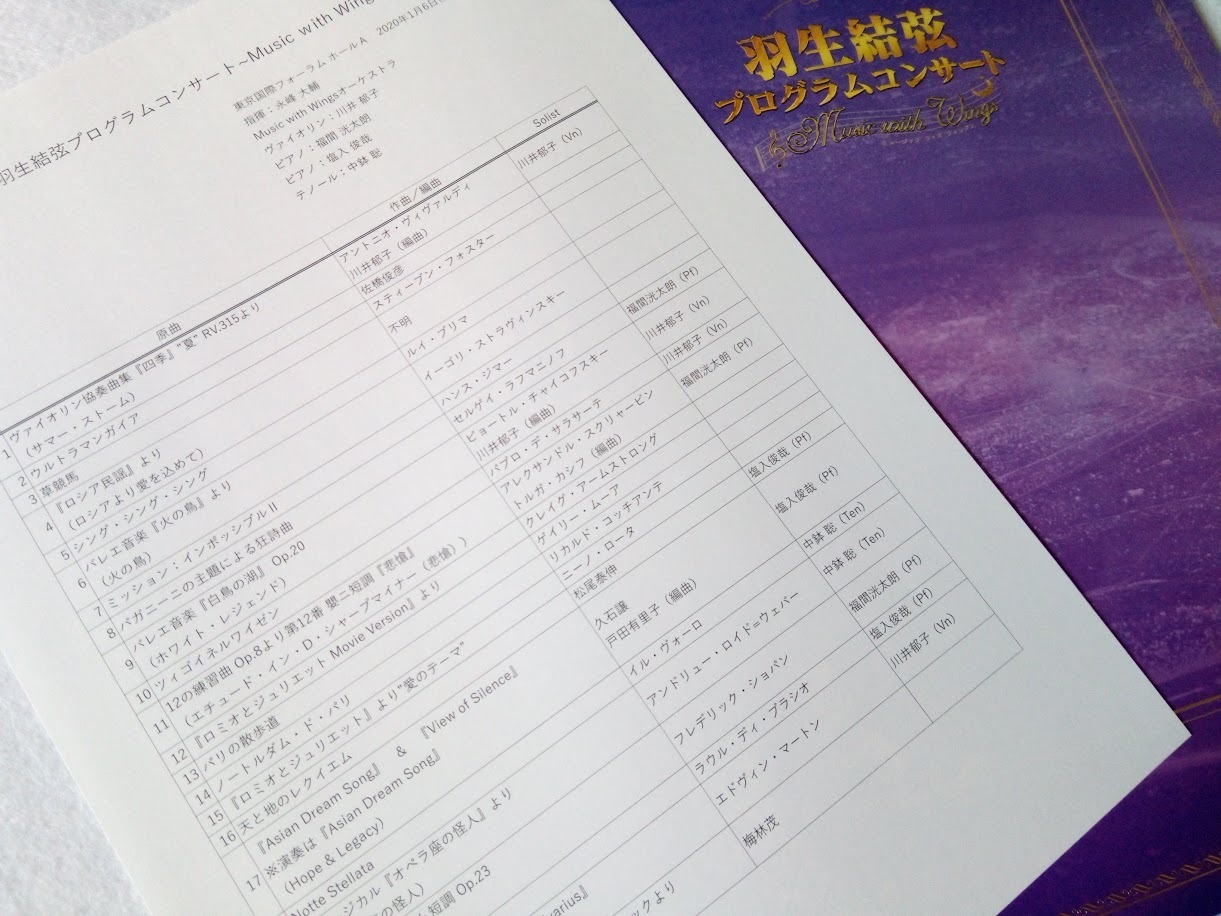 Amazon.co.jp: M46美品羽生結弦 プログラムコンサート Music